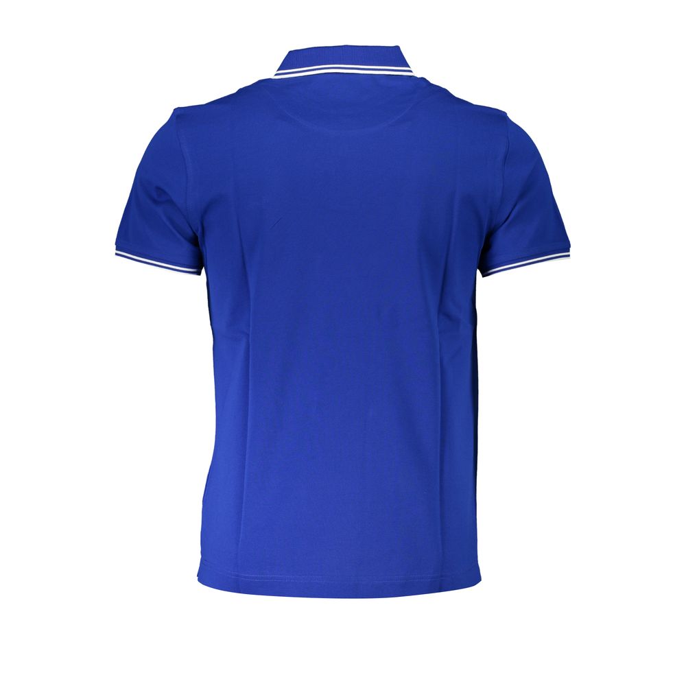 Sleek Short Sleeved Contrast Polo-Harmont & Blaine-LabelTerrace.com