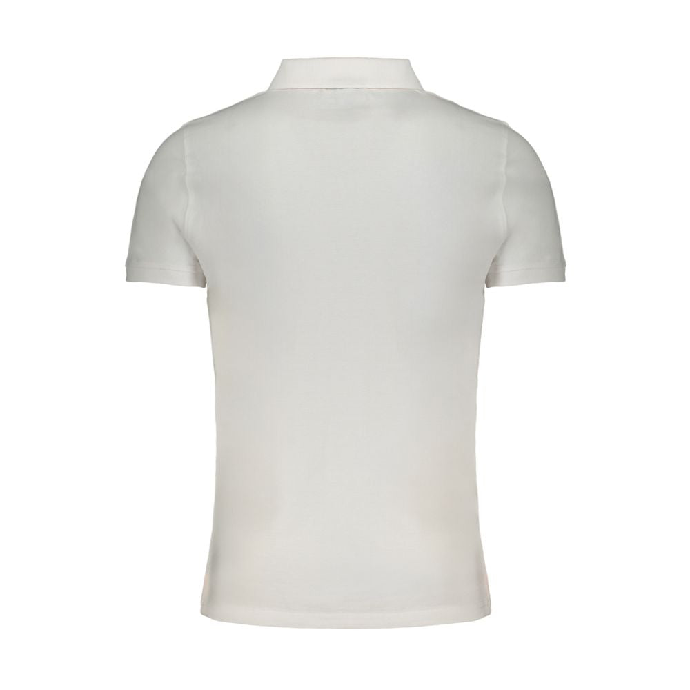 White Cotton Polo Shirt-Norway 1963-LabelTerrace.com