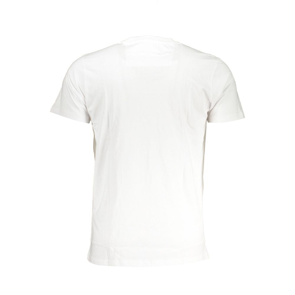 White Cotton T-Shirt-Cavalli Class-LabelTerrace.com