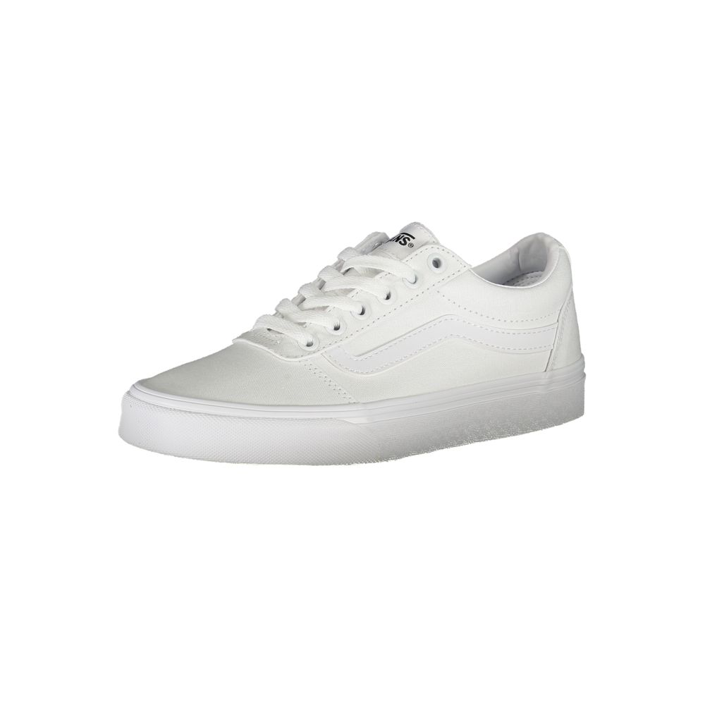 White Polyester Sneaker-Vans-LabelTerrace.com