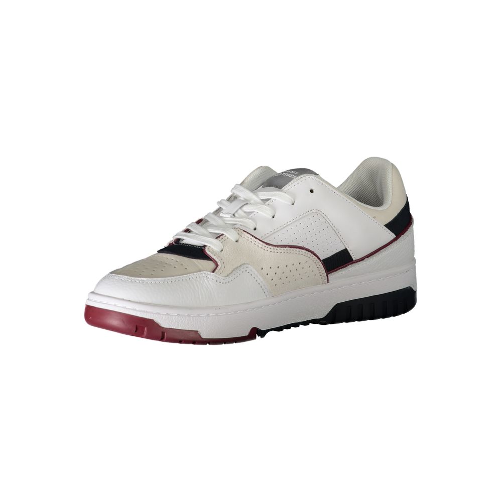 White Polyethylene Men Sneaker-Tommy Hilfiger-LabelTerrace.com