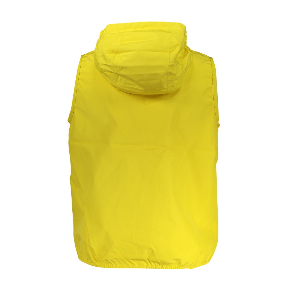 Yellow Polyester Men Jacket-K-WAY-LabelTerrace.com