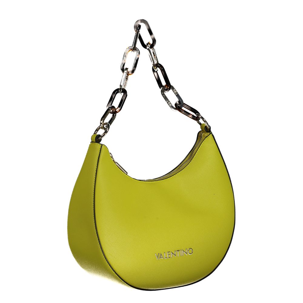 Yellow Polyethylene Women Handbag-Mario Valentino-LabelTerrace.com