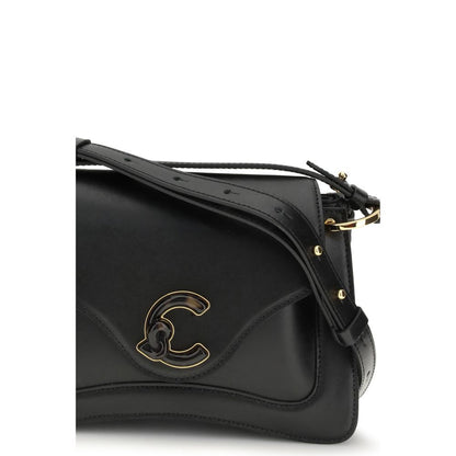 Black Calf Leather Bos Taurus Shoulder Bag