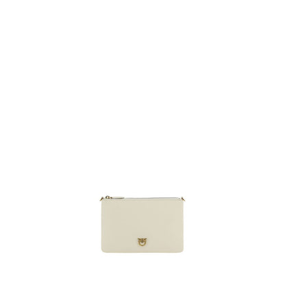Beige Calf Leather Bos Taurus Shoulder Bag