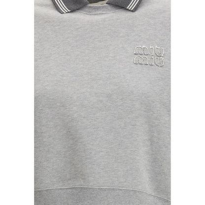Gray Cotton Sweatshirt