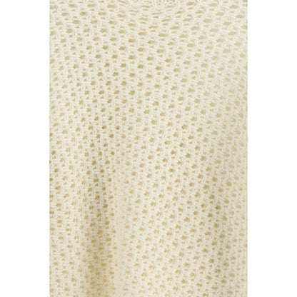 Beige Fleece Wool Sweatshirt