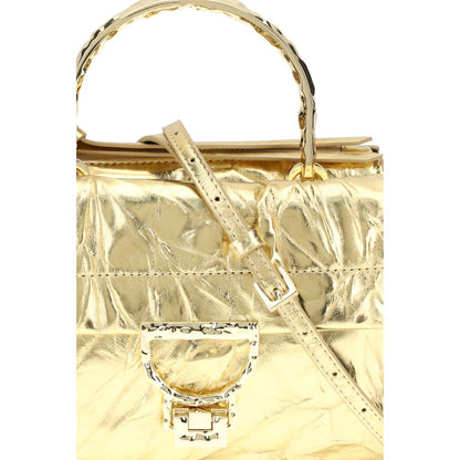 Gold Calf Leather Bos Taurus Handbag