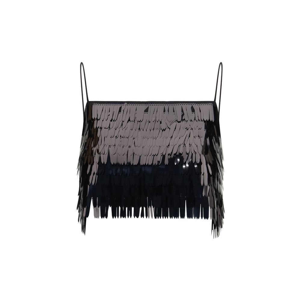 Black Polyester Blouse