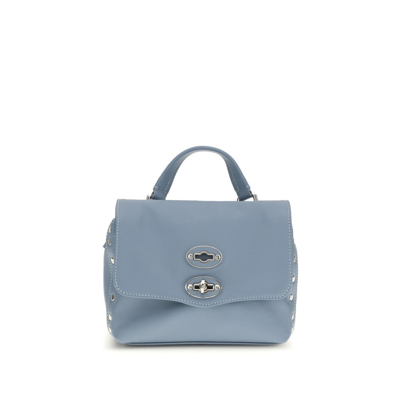 Blue Calf Leather Bos Taurus Handbag