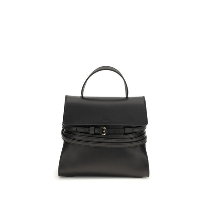 Black Calf Leather Bos Taurus Handbag