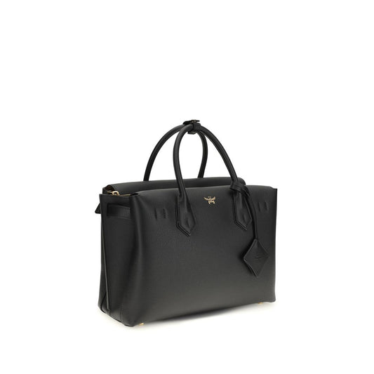 Black Calf Leather Bos Taurus Handbag