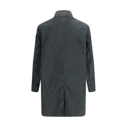 Gray Polyester Coat