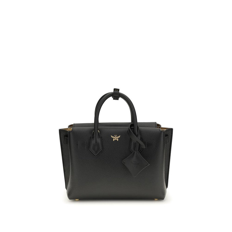 Black Calf Leather Bos Taurus Handbag
