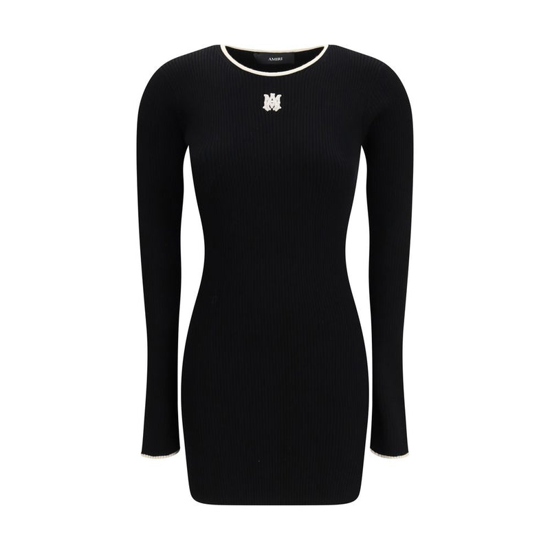 Black Viscose Casual Dress