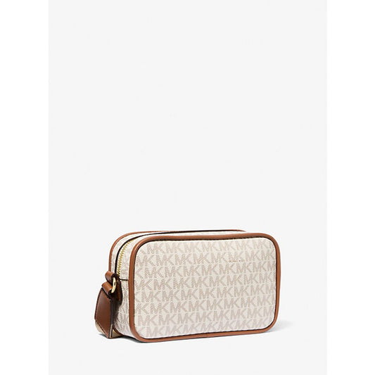Beige Leather Crossbody Bag