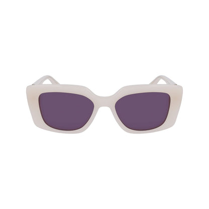 Beige Acetate Sunglasses
