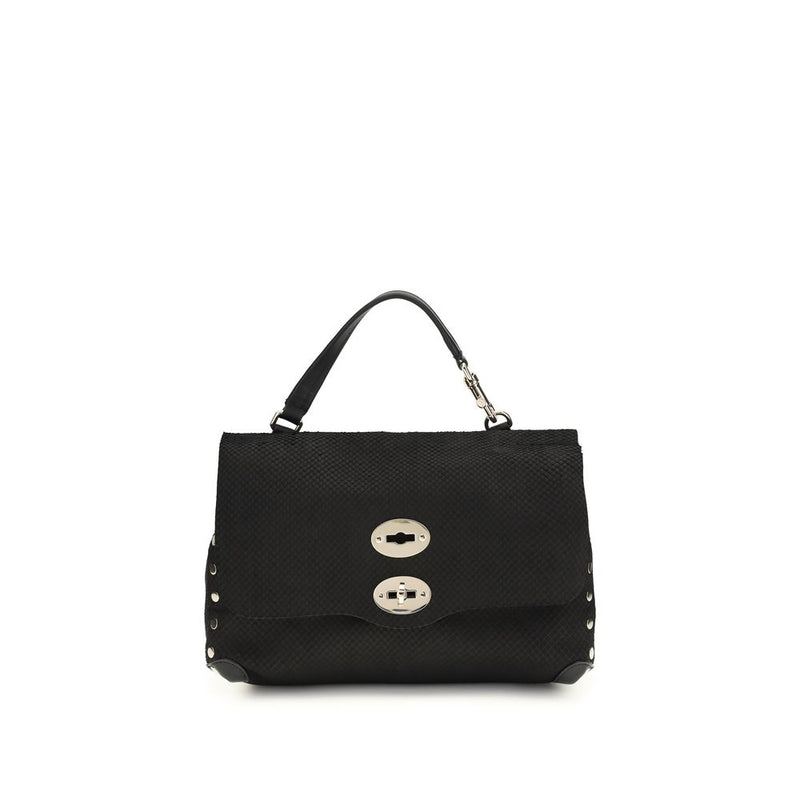 Black Calf Leather Bos Taurus Handbag