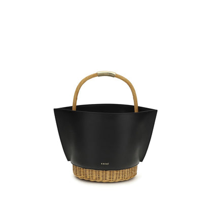 Black Calf Leather Bos Taurus Shoulder Bag