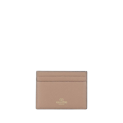 Beige Calf Leather Bos Taurus Wallet