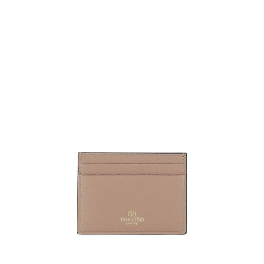 Beige Calf Leather Bos Taurus Wallet