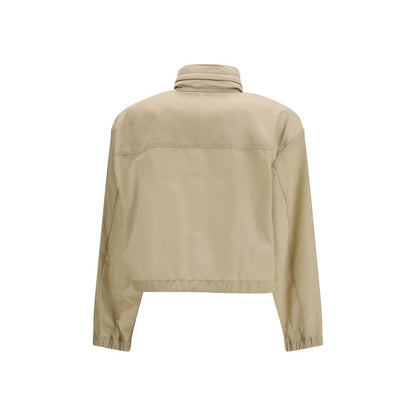 Beige Recycled Polyamide Shell Jacket