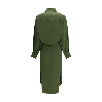 Bicolor Cotton Casual Dress