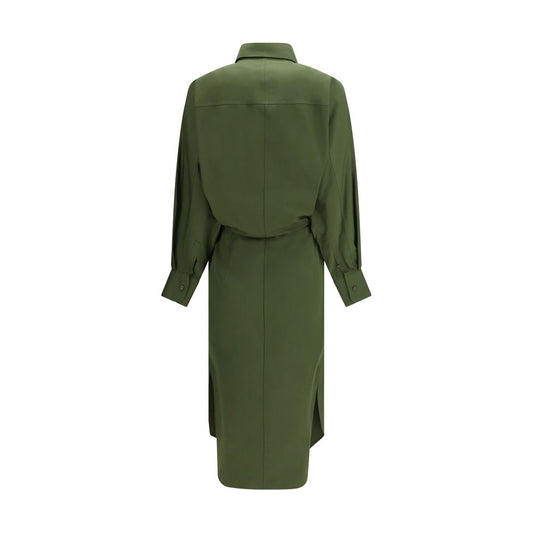 Bicolor Cotton Casual Dress