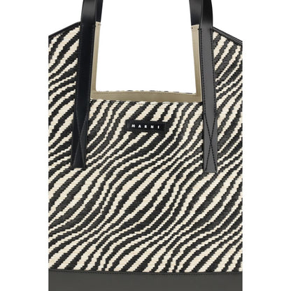 Black Polyamide Shoulder Bag