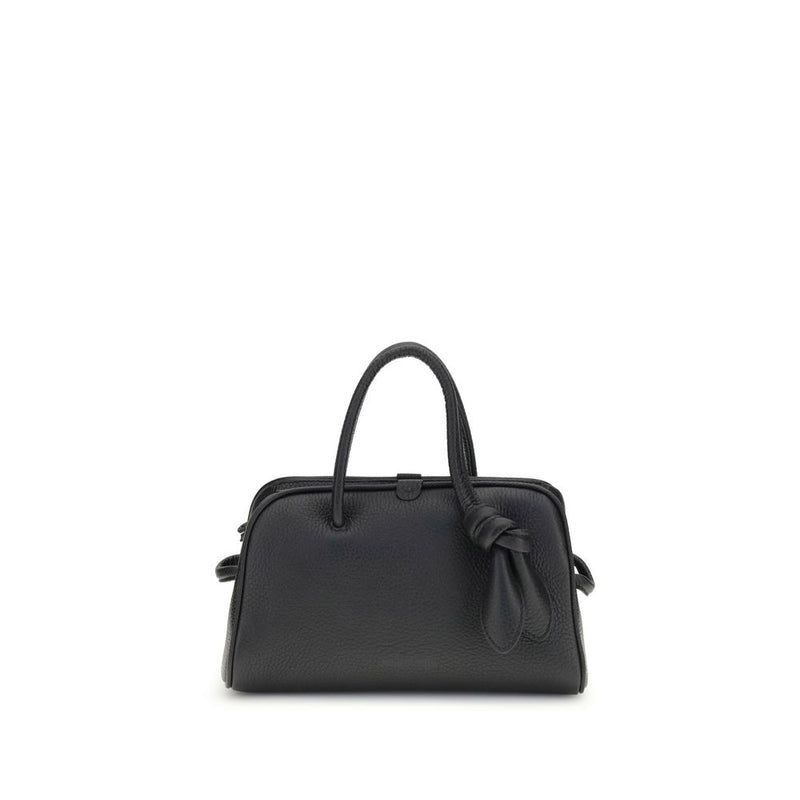 Black Calf Leather Bos Taurus Handbag
