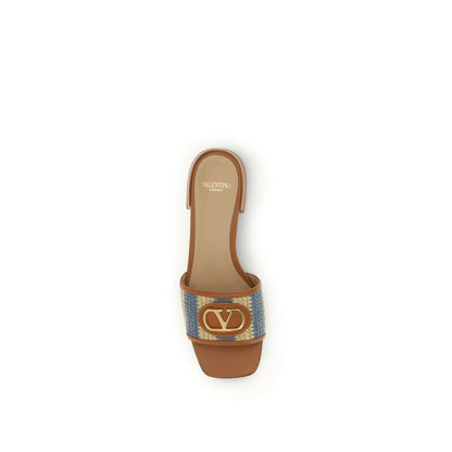 Multicolor Calf Leather Bos Taurus Sandals