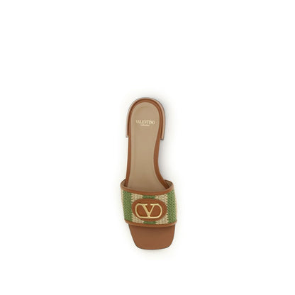 Multicolor Calf Leather Bos Taurus Sandals