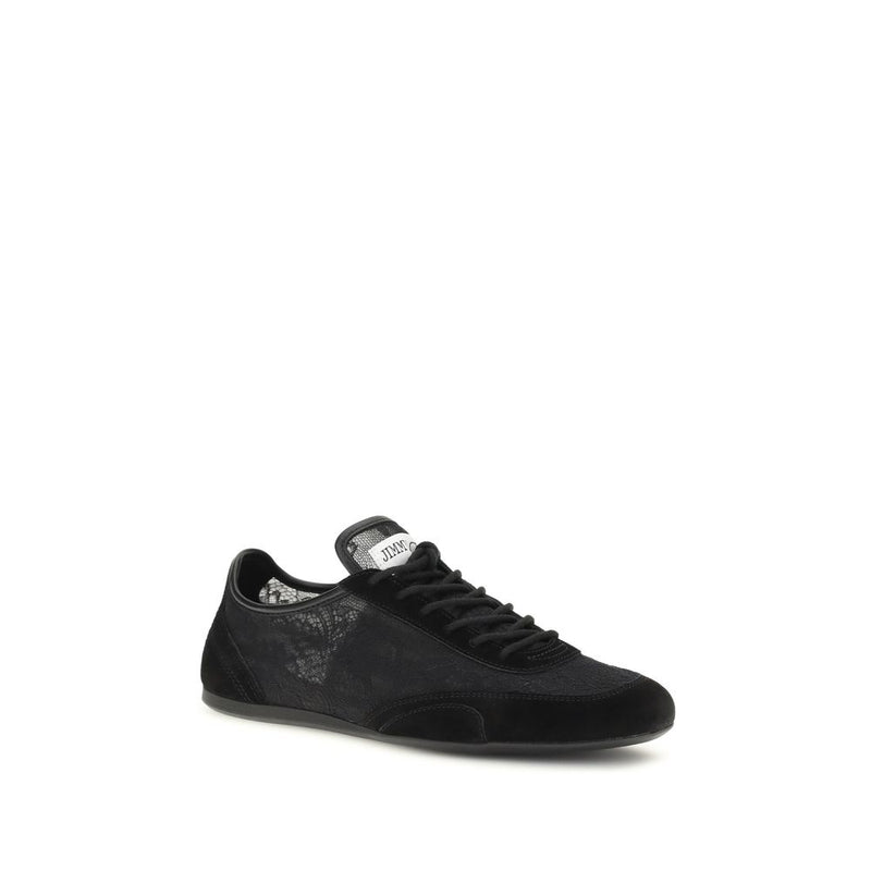 Black Calf Leather Bos Taurus Athletic Sneakers