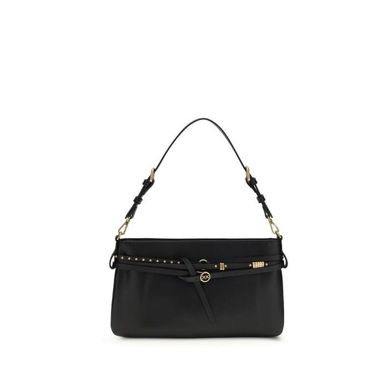 Black Calf Leather Bos Taurus Shoulder Bag