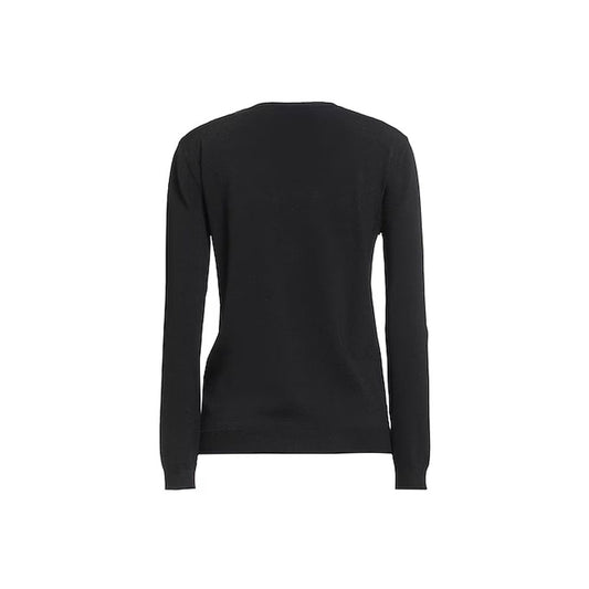 Black Polyamide Sweatshirt