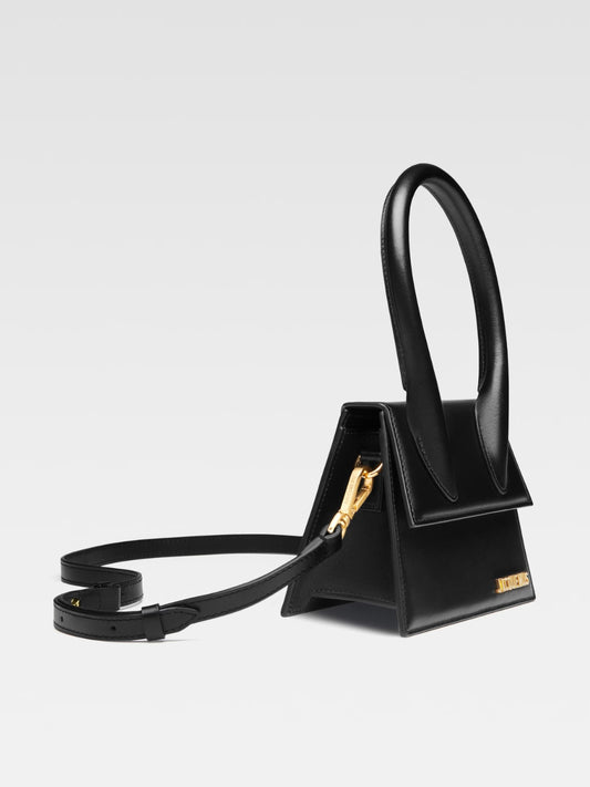 Black  leather Le Chiquito moyen bag
