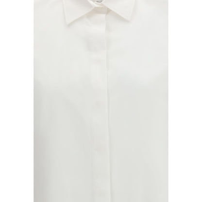 White Cotton Dress Shirt