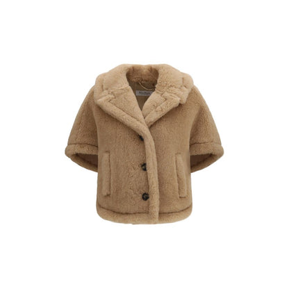 Beige Alpaca Vicugna Pacos Coat