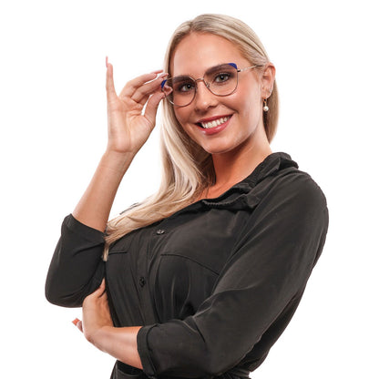 Gold Women Glasses Frame