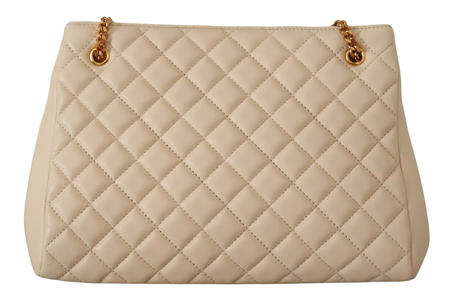 Elegant quiltet nappalædertaske
