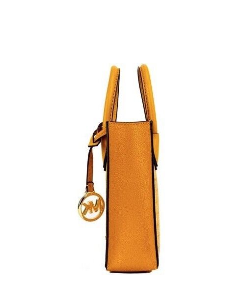 حقيبة تسوق Mercer XS Honeycomb Gold Signature PVC North South Crossbody