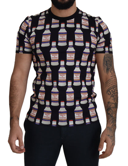 تي شيرت قطني أسود من Bacio Di Venere