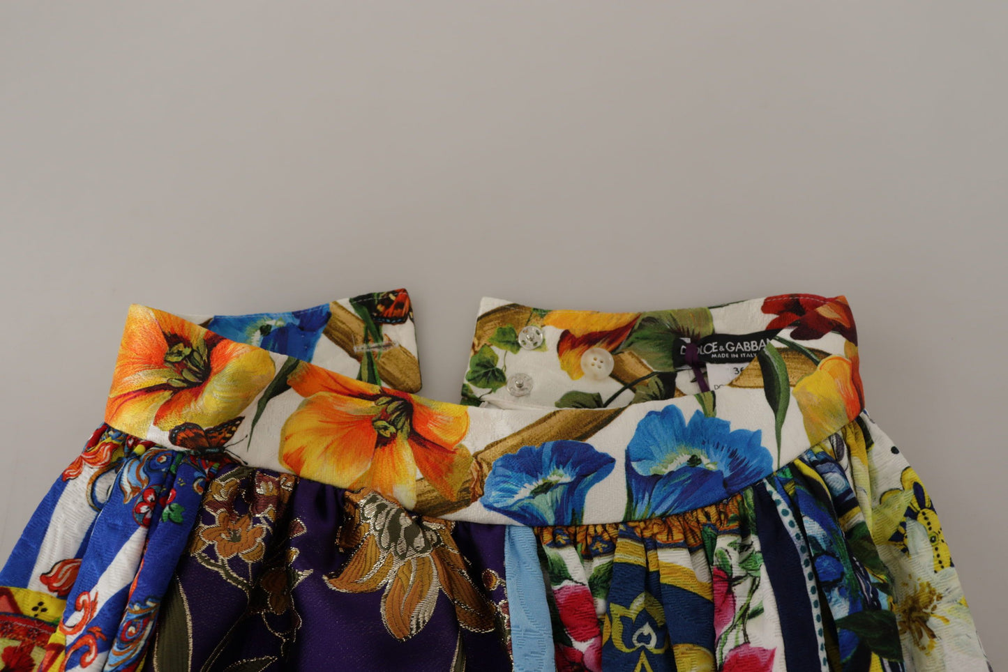 تنورة ماكسي طويلة من صقلية متعددة الألوان