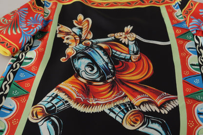 تي شيرت حريري متعدد الألوان من Soldier Carretto