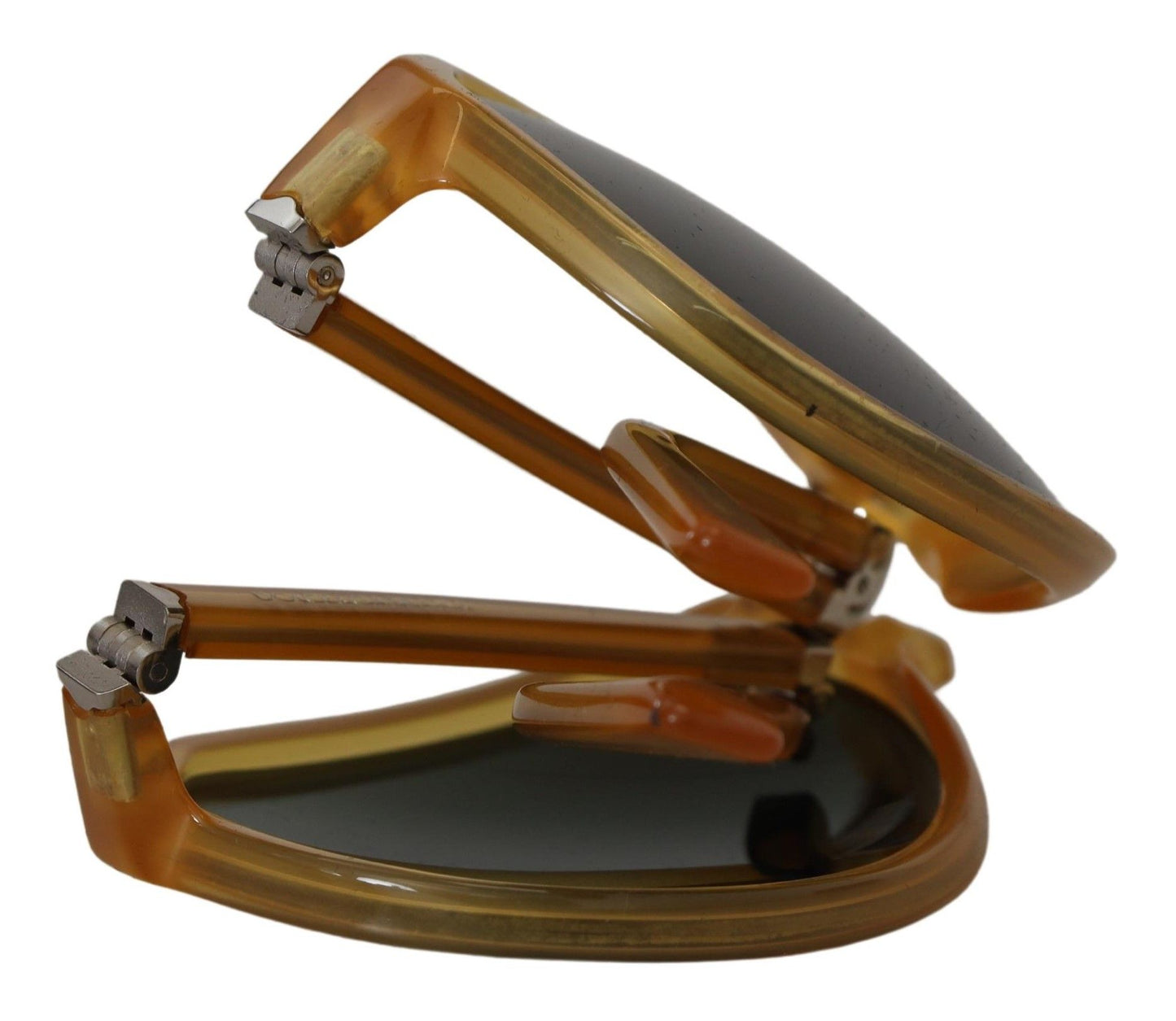 نظارة شمسية أفياتور DG4196 بعدسات سوداء وأسيتات صفراء