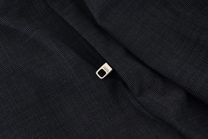 بنطلون كارجو رمادي منقوش بنطلون مطاطي