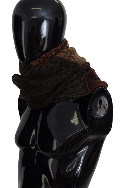 وشاح رجالي محبوك متعدد الألوان