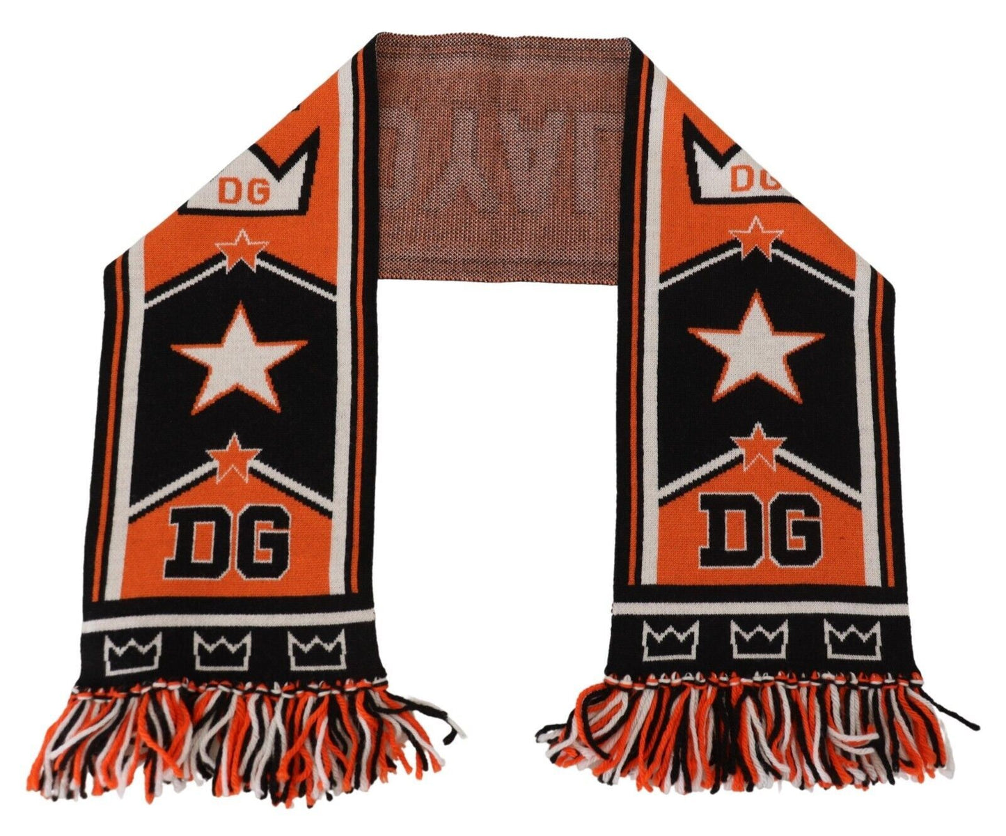 وشاح رجالي متعدد الألوان مطبوع عليه شعار DG