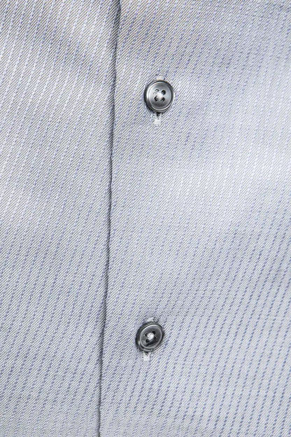 قميص رجالي قطني باللون البيج