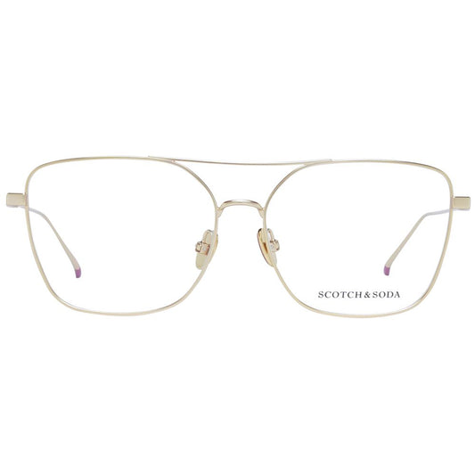 Gold Women Glasses Frame